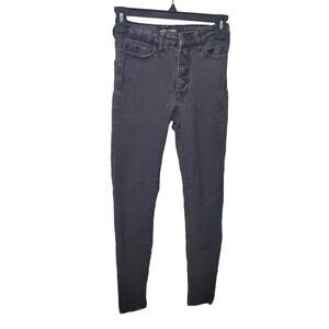 Love Revival Charcoal Button Fly Skinny Jeans Size 1 ~ Streetwear Casual